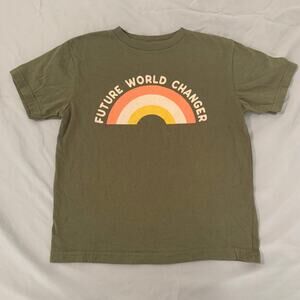 “Future World Changer” Rainbow Tee – 100% Cotton